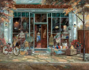 Vintage Rose Revisited by Ruane Manning Oil Painting