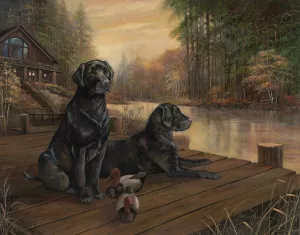 Waiting For Tomorrow by Ruane Manning Oil Painting