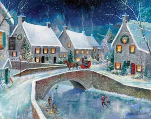 Warm Winter Wonderland by Ruane Manning Oil Painting