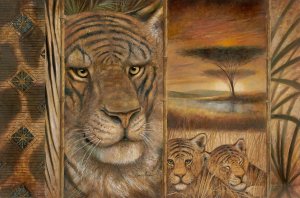 Wild & Beautiful by Ruane Manning Oil Painting