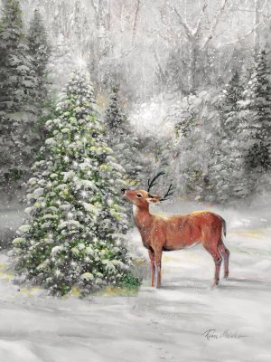 Winter Wonder by Ruane Manning Oil Painting