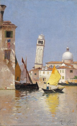 San Pietro di Castello by Rubens Santoro Oil Painting