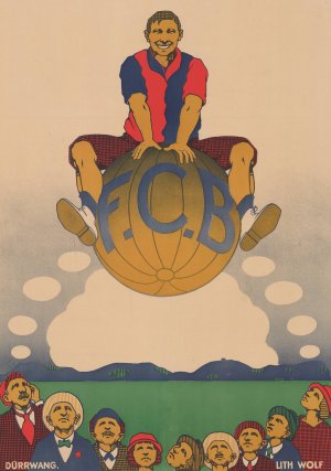 F.C.B. by Rudolf Durrwang Oil Painting
