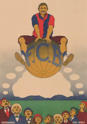F.C.B. by Rudolf Durrwang Oil Painting