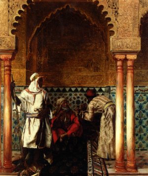 Der Weise Oil painting by Rudolph Ernst