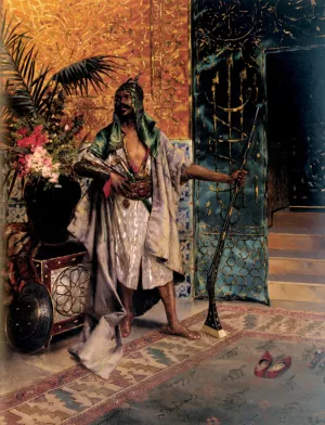Harem Guard by Rudolph Ernst - Oil Painting Reproduction