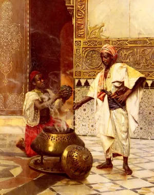 In The Alhambra Oil painting by Rudolph Ernst