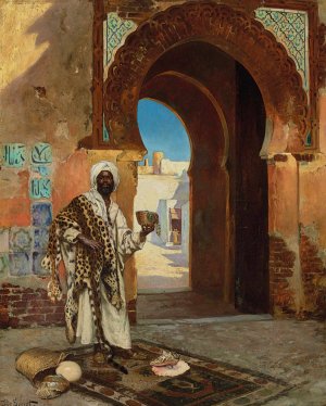 Le Marchand de coquillages by Rudolf Ernst Oil Painting