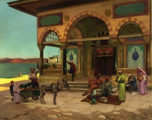 Outside the Selim Turbe, Constantinople