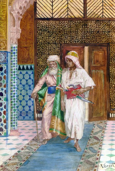 Main Product Photo of Returning Home Painting by Rudolph Ernst