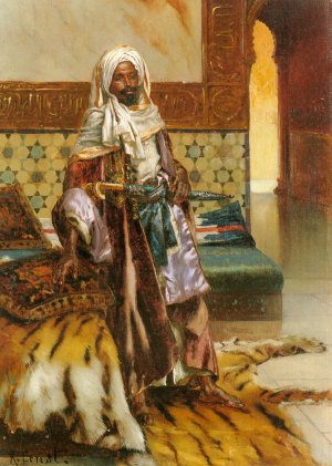 The Arab Prince by Rudolph Ernst Oil Painting