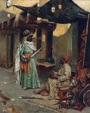The Arms Merchant by Rudolf Ernst Oil Painting