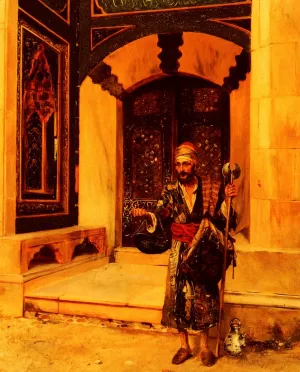 The Beggar Oil painting by Rudolph Ernst