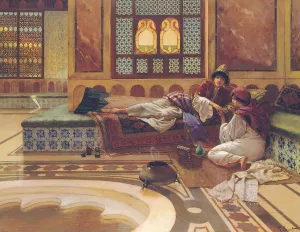 The Manicure by Rudolf Ernst Oil Painting