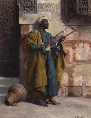 The Musician by Rudolf Ernst Oil Painting