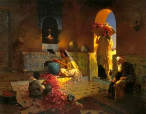 The Perfume Maker by Rudolph Ernst Oil Painting