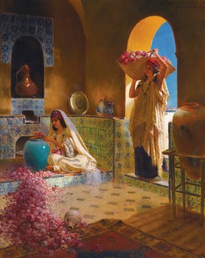 The Perfume Makers by Rudolf Ernst Oil Painting