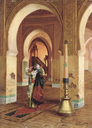 The Prayer by Rudolf Ernst Oil Painting