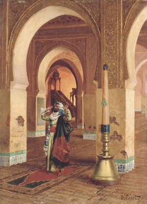 The Prayer by Rudolf Ernst Oil Painting