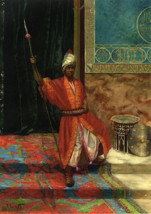 The Sultan's Guard by Rudolph Ernst Oil Painting