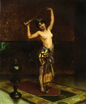 The Sword Dancer also known as The Dance of Salome by Rudolph Ernst - Oil Painting Reproduction