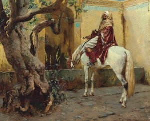 The Watering Hole by Rudolf Ernst Oil Painting