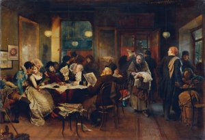 Faschingsmorgen by Rudolf Hausleithner Oil Painting