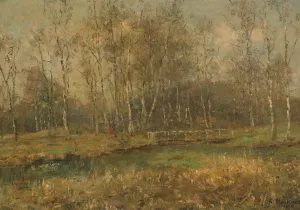 Vorfruhling im Park Oil painting by Rudolf Hockner