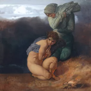 The Four Seasons: Winter by Rudolf Jettmar Oil Painting