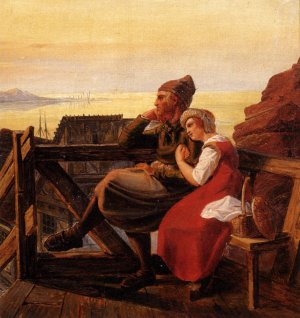 A Precious Moment by Rudolf Jordan Oil Painting