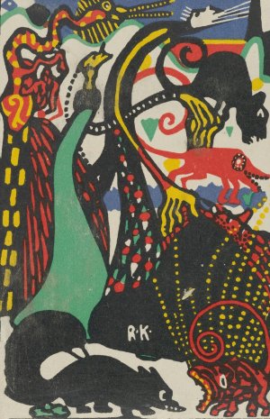 Humorous Subject 2 by Rudolf Kalvach Oil Painting