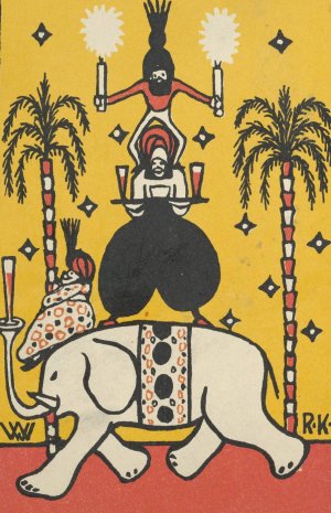 Humorous Subject Oil painting by Rudolf Kalvach