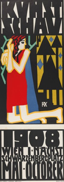 Plakat Kunstschau by Rudolf Kalvach Oil Painting