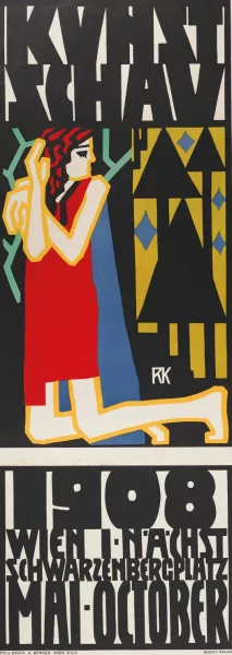 Plakat Kunstschau Oil painting by Rudolf Kalvach