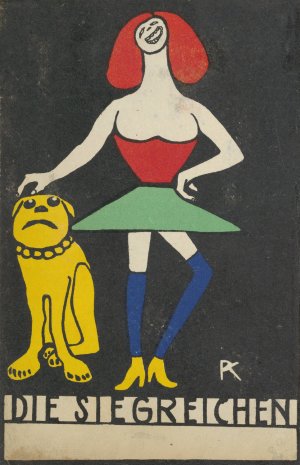 The Victorious Oil painting by Rudolf Kalvach