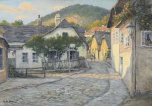 Aus Sievering by Rudolf Kierner Oil Painting