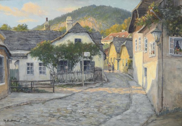 Main Product Photo of Aus Sievering Painting by Rudolf Kierner