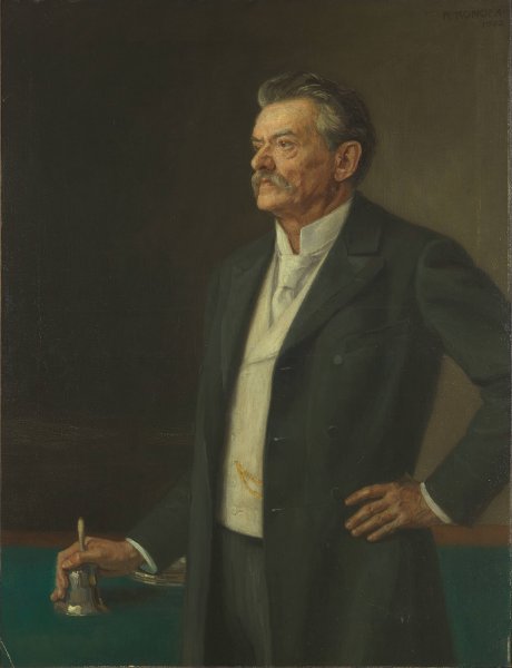 Main Product Photo of Der Reichstagsprasident Dr. Theodor Kathrein  Painting by Rudolf Konopa