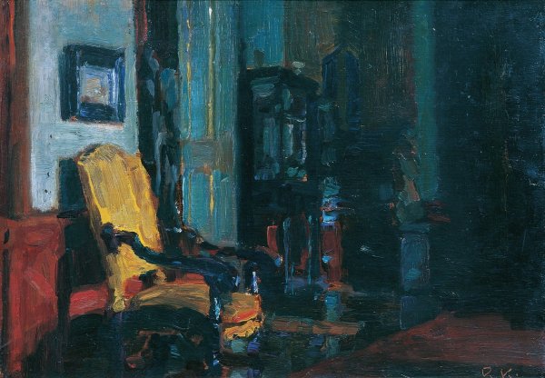Main Product Photo of Interieur  Painting by Rudolf Konopa