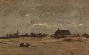 Abendstimmung in Westerland by Rudolf Ribarz Oil Painting