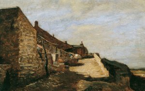 Pont de Moutiers in Thiers by Rudolf Ribarz Oil Painting