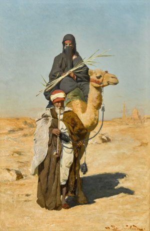 The Trusted Guide by Rudolf Swoboda Oil Painting