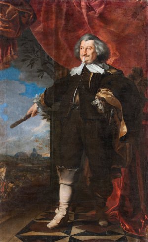 Frans Luyckx by Rudolf Von Colloredo Oil Painting