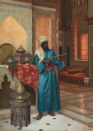The Palace guard by Rudolf Weisse Oil Painting