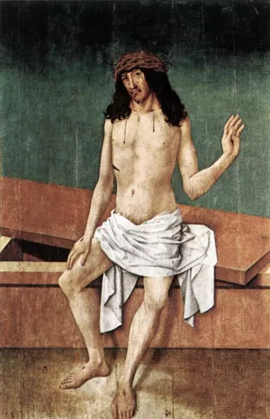 Christ with the Crown of Thorns painting by Rueland The Elder Frueauf