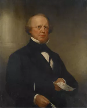 The Honorable Roger Sherman Baldwin by Rufus Wright Oil Painting