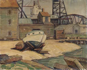 Hauled Up by Russell Cheney Oil Painting