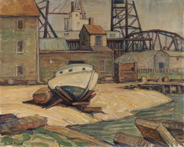 Hauled Up by Russell Cheney - Hand-Painted Oil Painting Reproduction