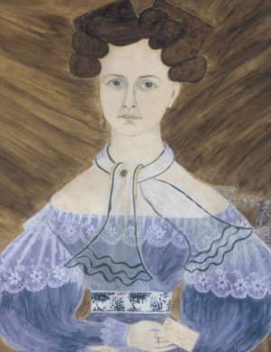 Miss Emeline Parker of Lowell, Massachusetts by Ruth Whittier Shute Oil Painting