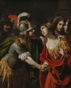 Dido and Aeneas by Rutilio Manetti Oil Painting